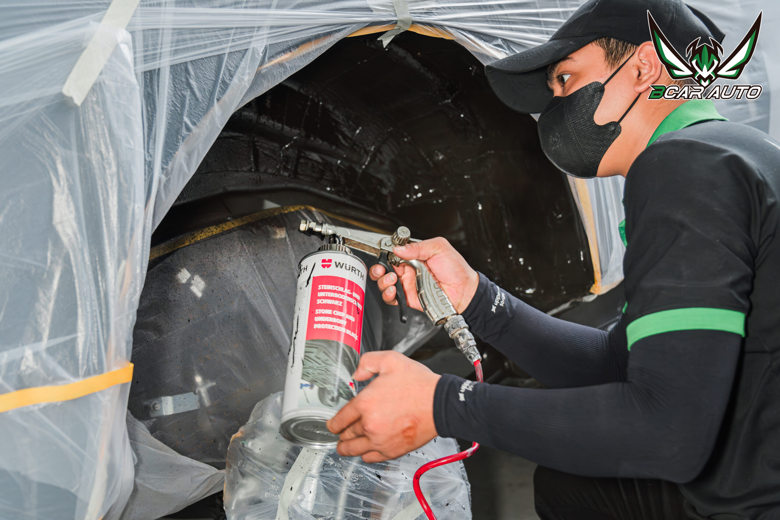 Cách âm Alpine cho Ford Everest hốc bánh sau