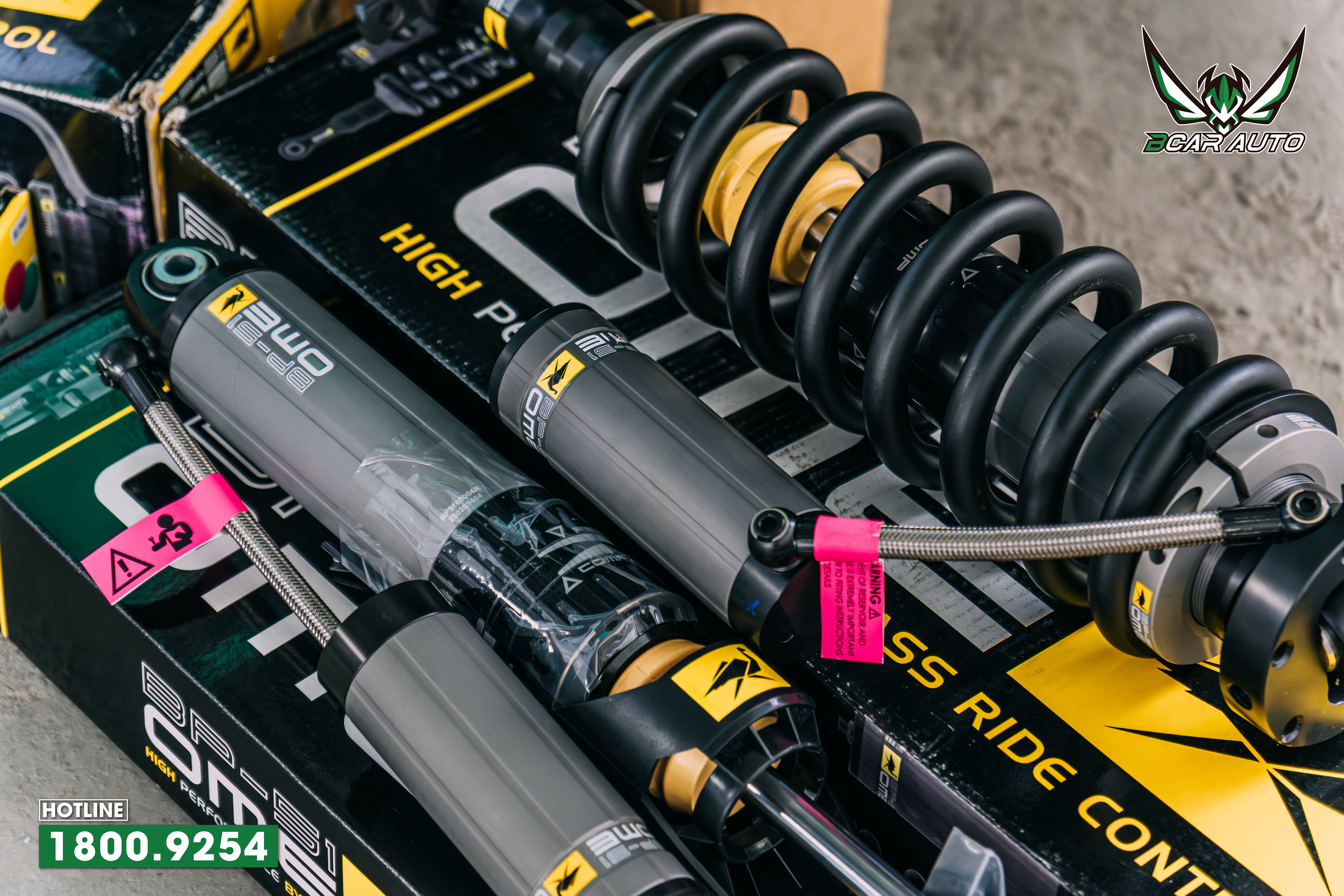 chi tiết phuộc OEM BP51 Ford Everest